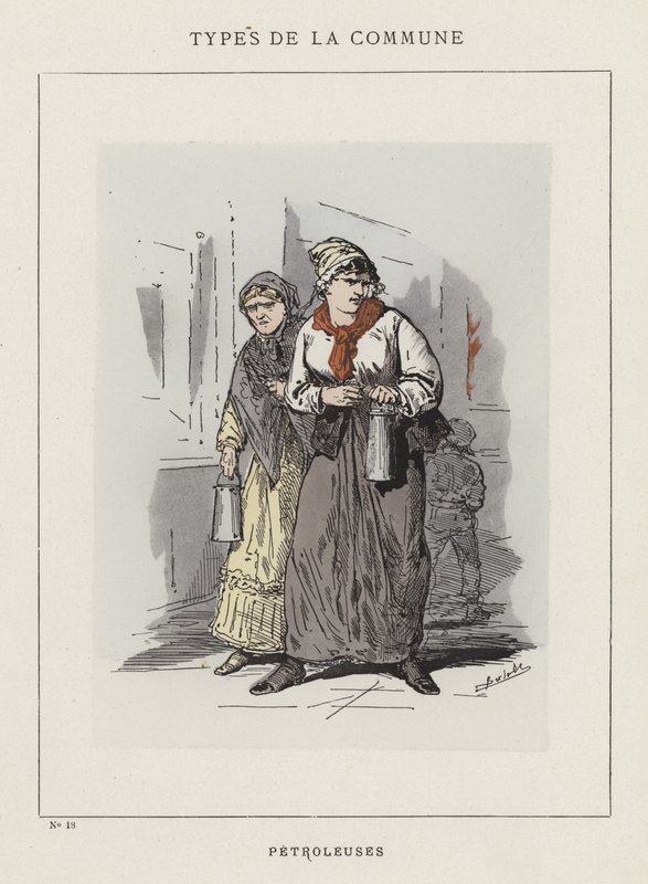 Petroleuses von Charles Albert d Arnoux Bertall