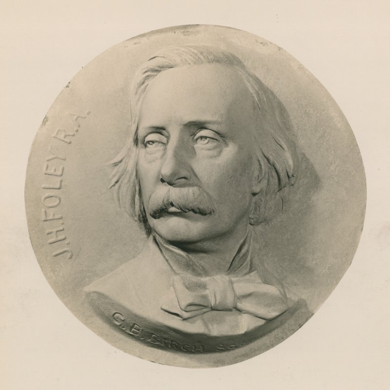 Reliefskulptur des Bildhauers John Henry Foley von Charles Bell Birch