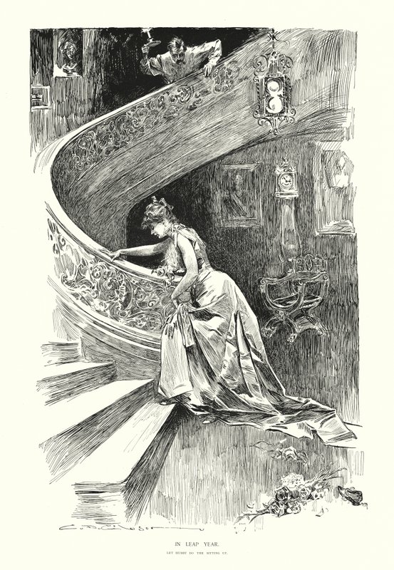 Im Schaltjahr von Charles Dana Gibson