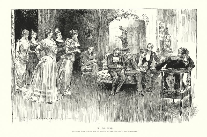 Im Schaltjahr von Charles Dana Gibson