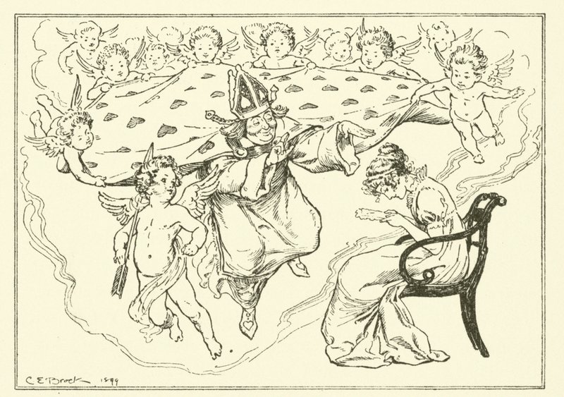 Illustration für Die Essays von Elia von Charles Lamb von Charles Edmund Brock