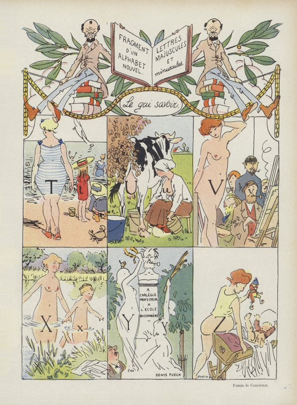 Illustration für Le Rire von Charles Emile Egli
