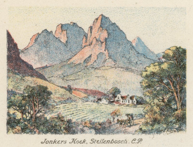 Südafrika: Jonkers Hoek, Stellenbosch, CP von Charles Ernest Peers
