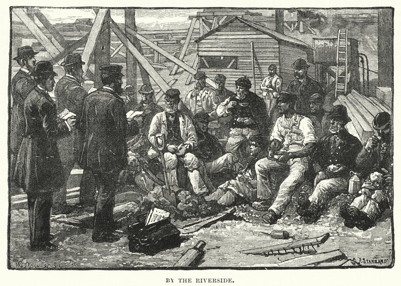 Am Flussufer von after Charles J. Staniland
