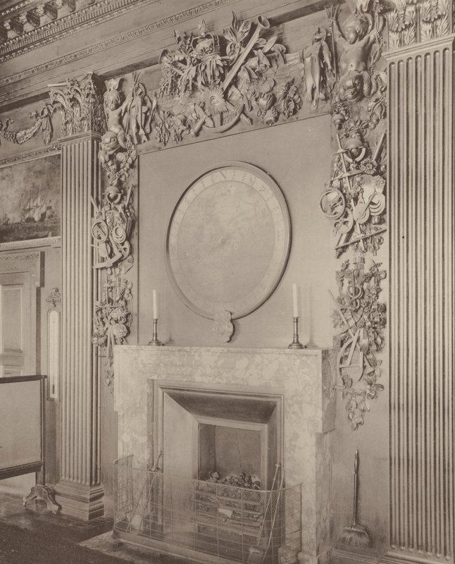 Das Admiralitätshaus, Whitehall, Kamin im Sitzungssaal von Charles Latham