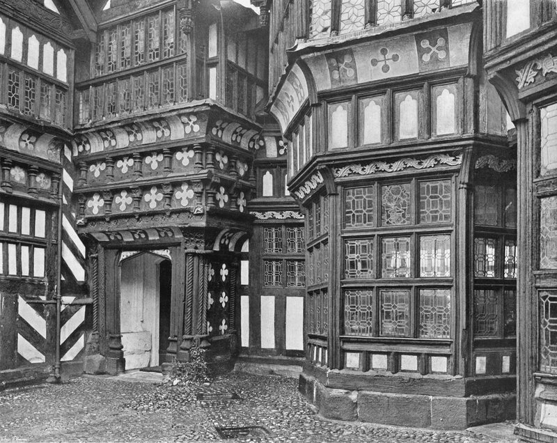 Die Veranda und das Hallenfenster von Charles Latham