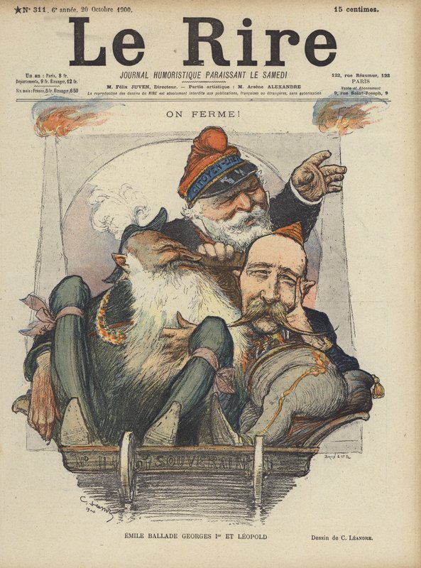 Illustration für Le Rire von Charles Leandre