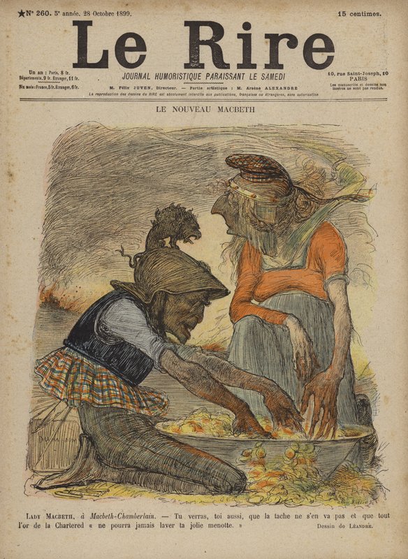 Illustration für Le Rire von Charles Leandre