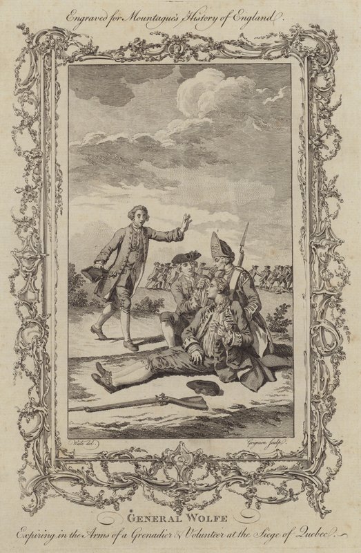 Der Tod von General Wolfe bei der Belagerung von Quebec von Charles the Elder Grignion