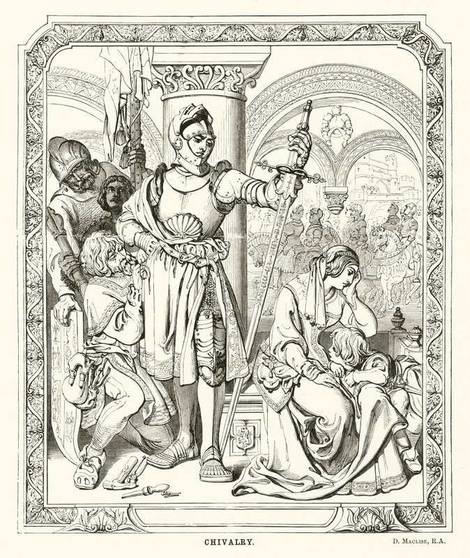 Ritterlichkeit von Daniel (after) Maclise