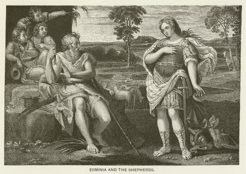 Erminia und die Hirten von Domenichino