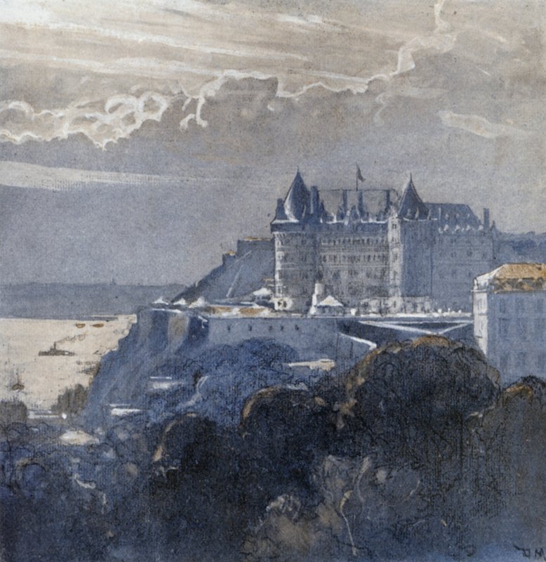 Quebec und das Château Frontenac von Donald (after) Maxwell