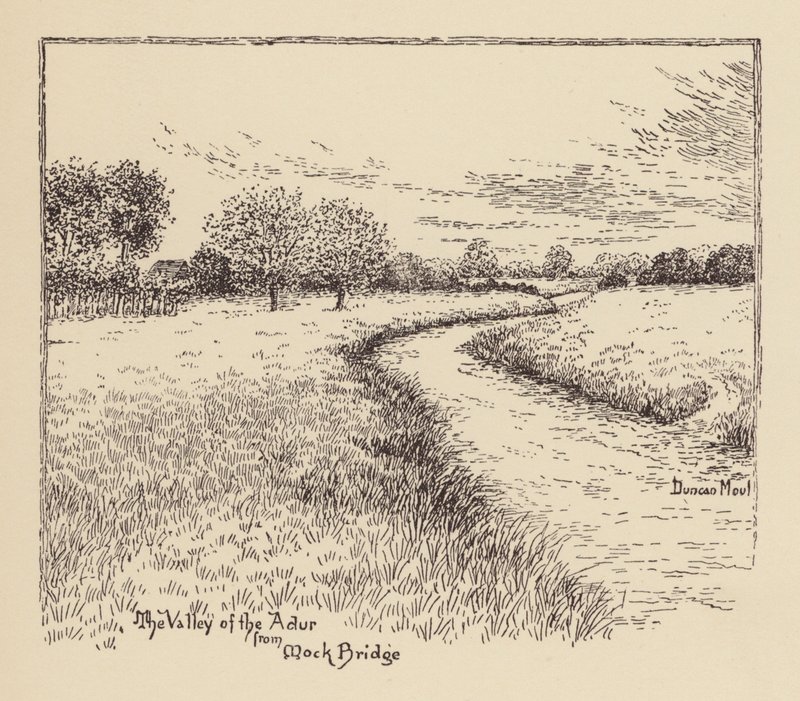 Sussex: Das Tal des Adur von Mock Bridge von Duncan Moul