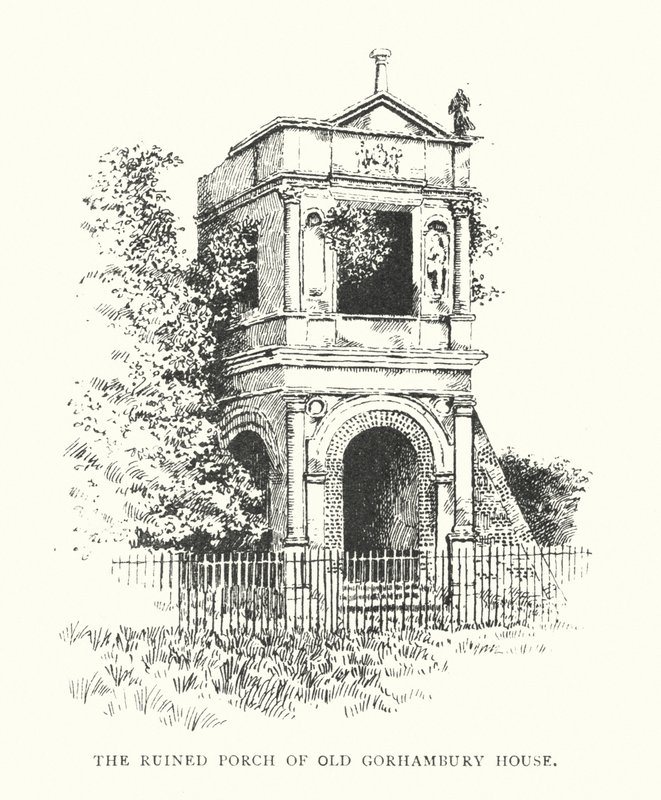 Die Ruinierte Veranda des alten Gorhambury Hauses von Duncan Moul