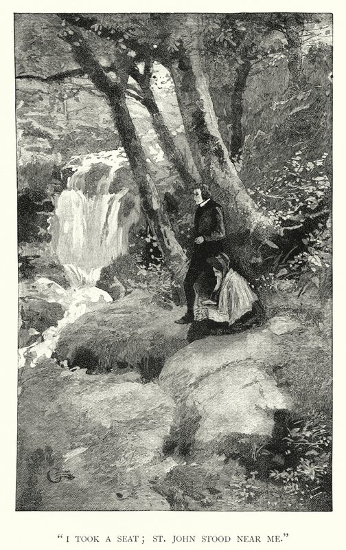 Illustration für Jane Eyre von Charlotte Bronte von Edmund Henry Garrett