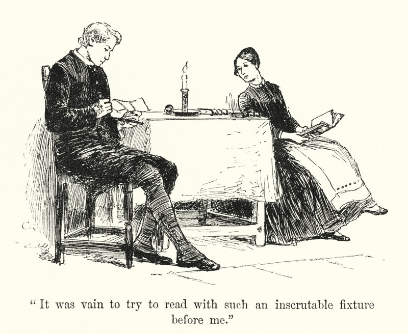 Illustration für Jane Eyre von Charlotte Bronte von Edmund Henry Garrett