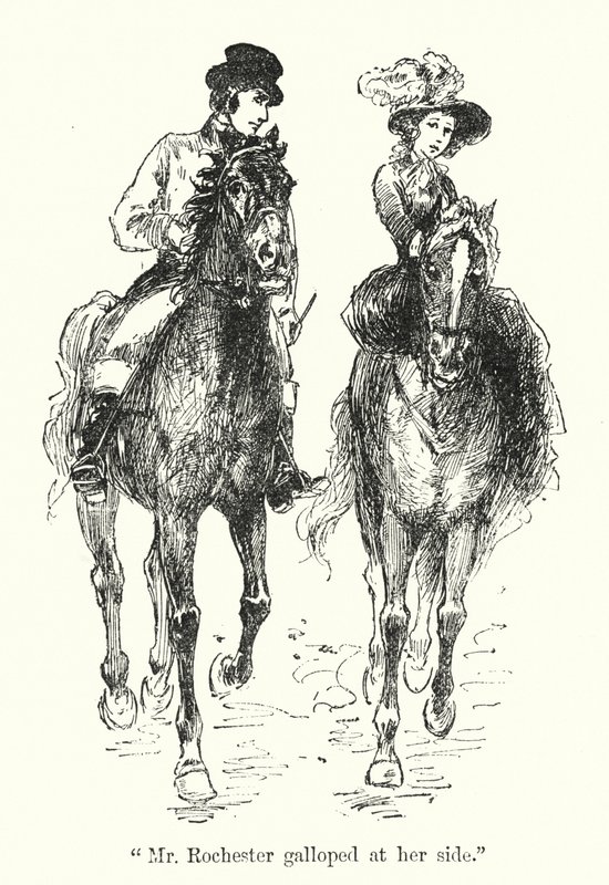 Illustration für Jane Eyre von Charlotte Bronte von Edmund Henry Garrett