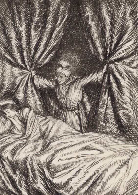 William Shakespeare: Die Tragödie von Othello, der Mohr von Venedig, Akt V, Szene 2 von Edmund Joseph (after) Sullivan