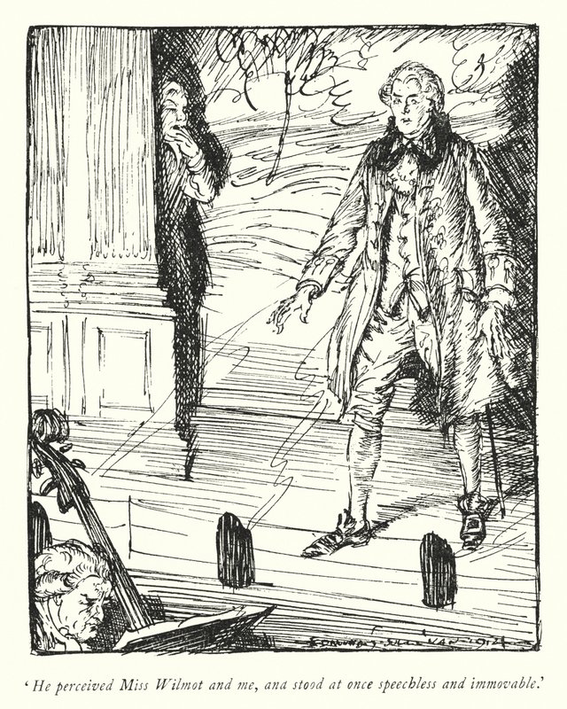 Illustration für Der Pfarrer von Wakefield von Oliver Goldsmith von Edmund Joseph Sullivan