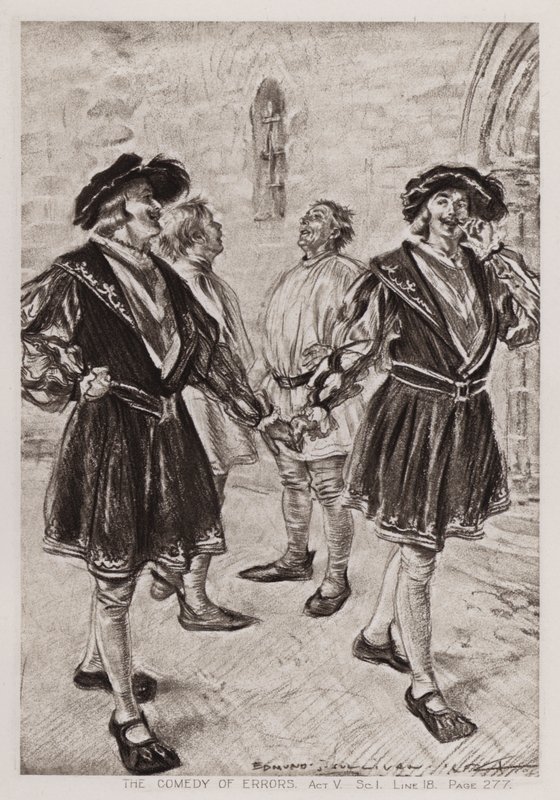 Die Komödie der Irrungen, Akt V, Szene I von Edmund Joseph Sullivan