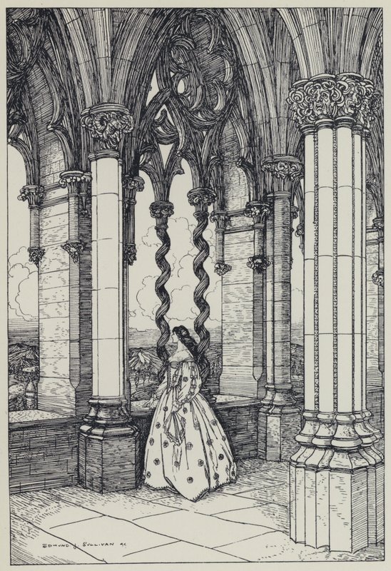 Illustration für A Dream of Fair Women und andere Gedichte von Edmund Joseph after Sullivan
