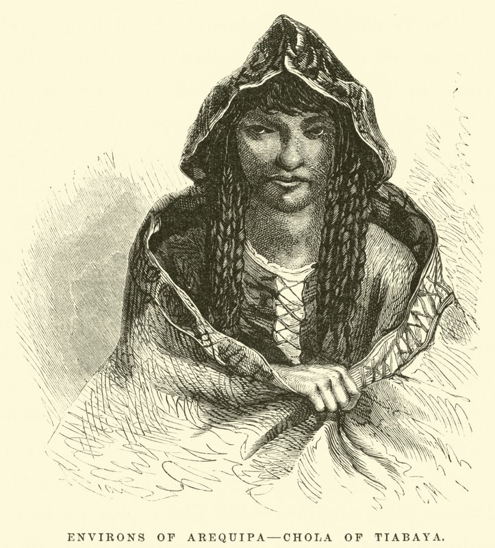 Umgebung von Arequipa, Chola von Tiabaya von Edouard Riou