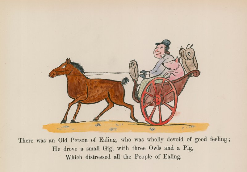 Es war eine alte Person aus Ealing, die völlig ohne Mitgefühl war von Edward (after) Lear