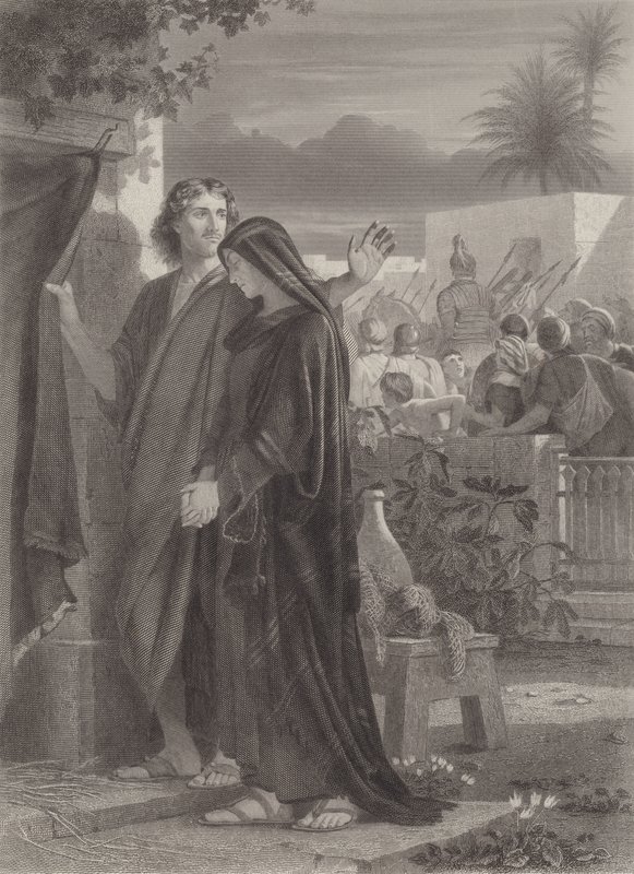 St. Johannes und die Mutter Jesu von Edward A. Armitage