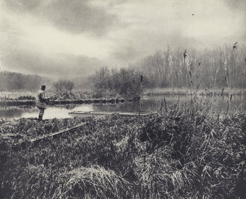 Ein Januarabend am Test von Edward Alfred Barton
