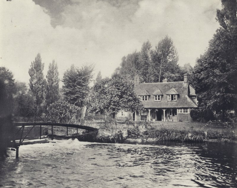 Thorney Weir Fischereihaus von Edward Alfred Barton