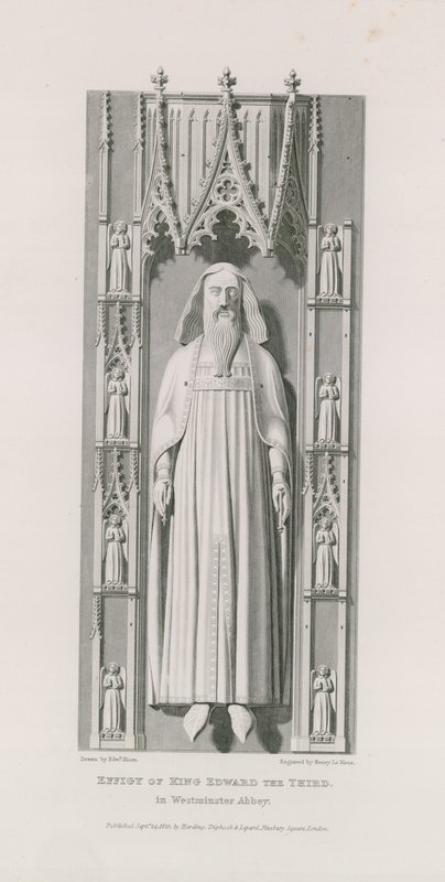 Abbild von König Edward III von Edward Blore