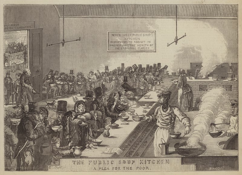 Öffentliche Suppenküche von Edward Hull