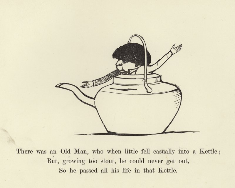 Es war ein alter Mann, der als Kind zufällig in einen Kessel fiel von Edward Lear