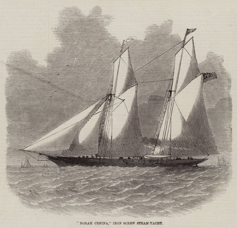 Norah Creina, Eisenschrauben-Dampfyacht von Edwin Weedon