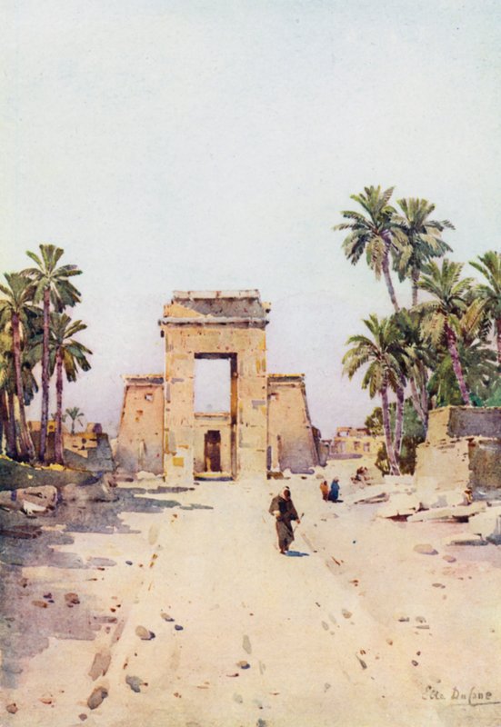 Das Tor von Euergetes, Karnak von Ella Du Cane