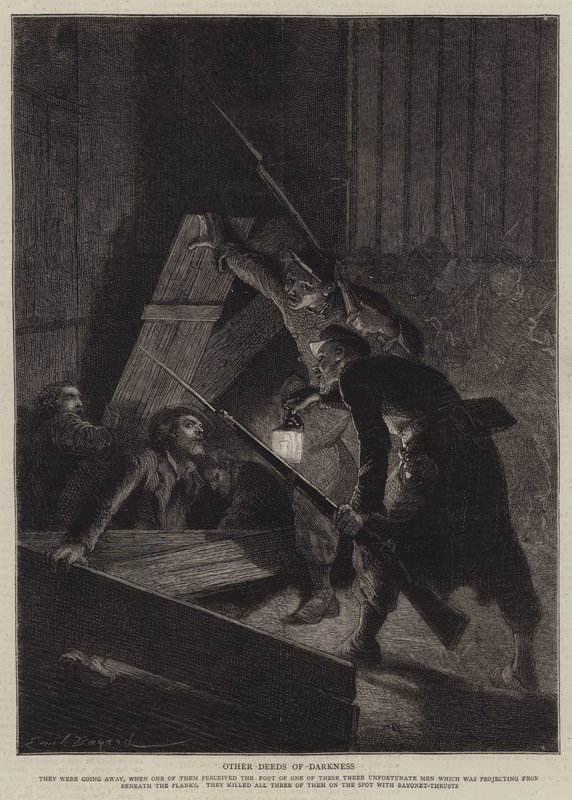 Die Geschichte eines Verbrechens, das Zeugnis eines Augenzeugen von Emile Antoine Bayard