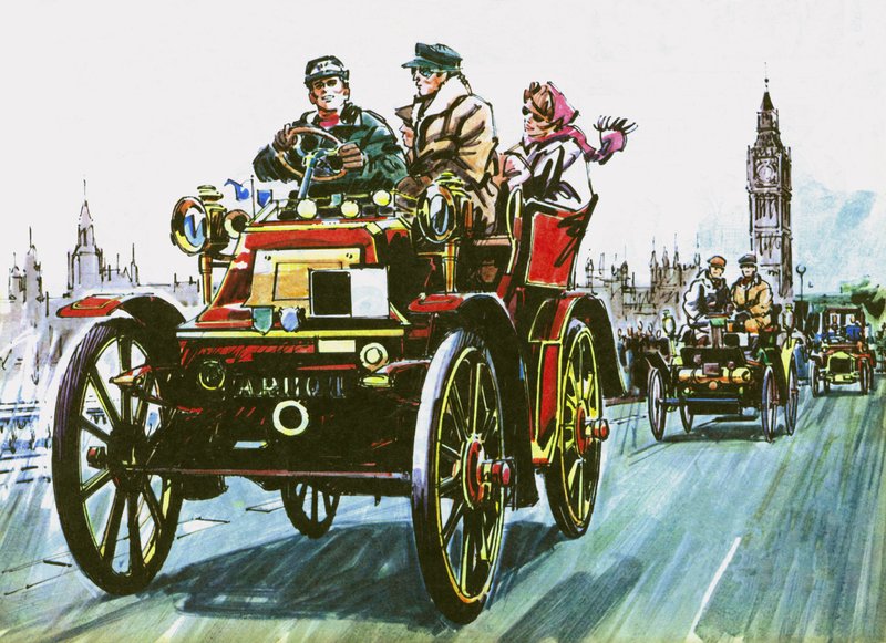 Die London-Brighton-Fahrt von English School