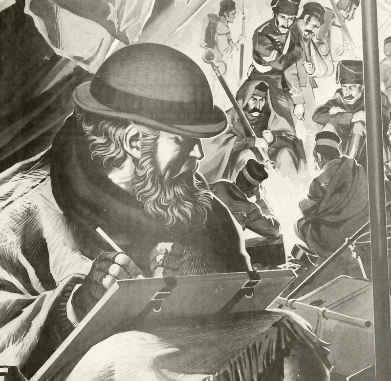 William Howard Russell, der erste Kriegsberichterstatter von English School