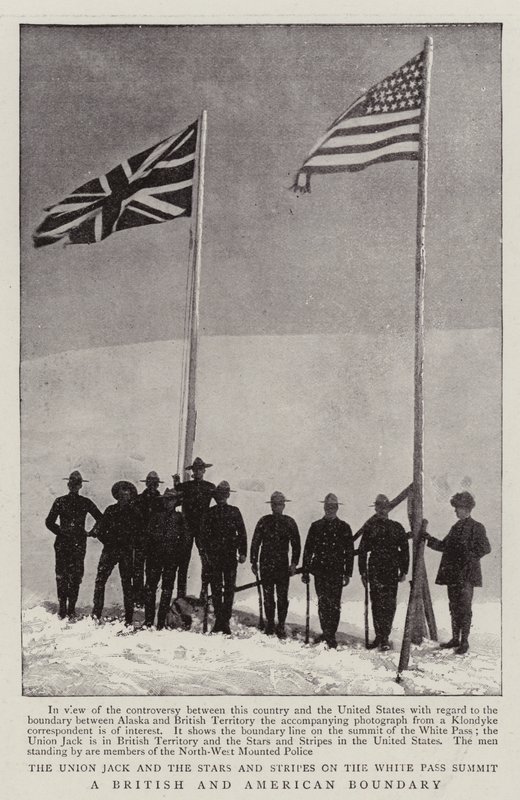 Eine britische und amerikanische Grenze von English Photographer