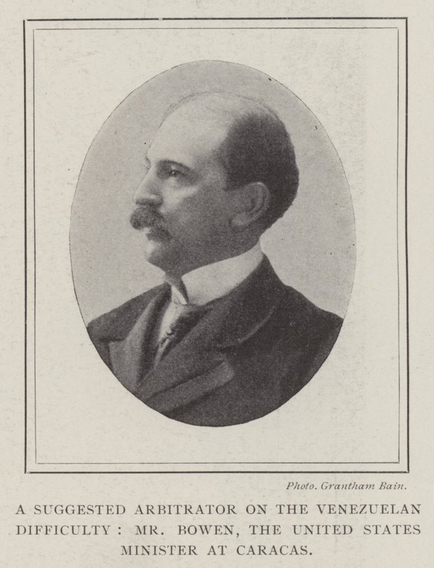 Ein vorgeschlagener Schlichter im venezolanischen Konflikt, Herr Bowen, der US-Minister in Caracas von English Photographer
