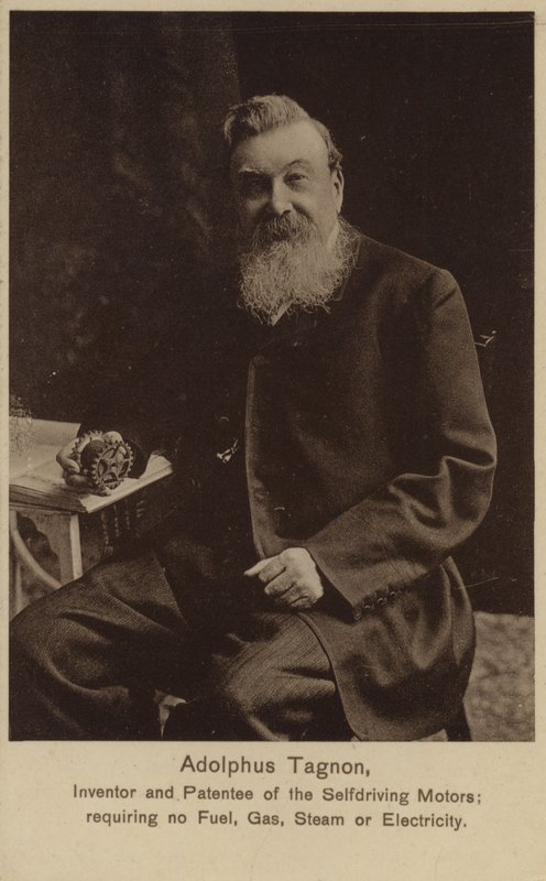 Adolphus Tagnon, Erfinder von selbstfahrenden Motoren von English Photographer