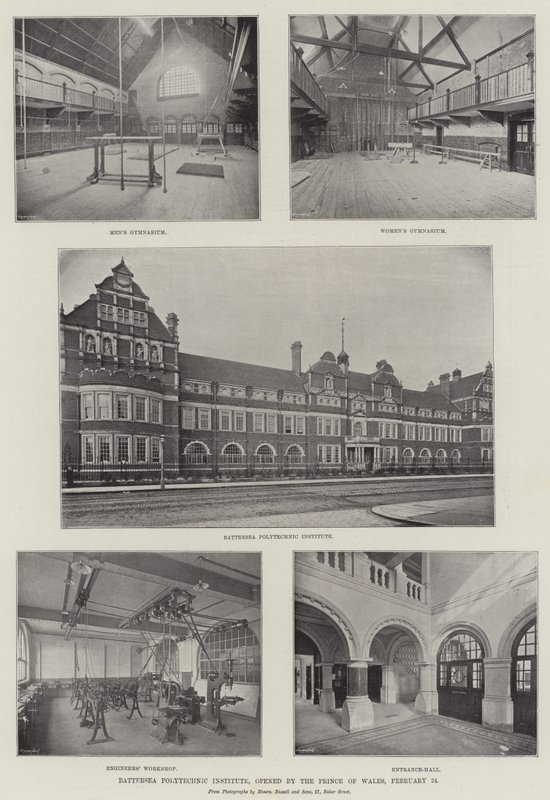 Battersea Polytechnic Institute, eröffnet vom Prinzen von Wales, 24. Februar von English Photographer