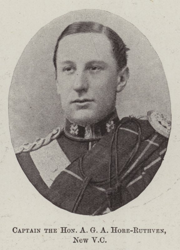 Captain der Ehrenwerte A G A Hore-Ruthven, neuer VC von English Photographer