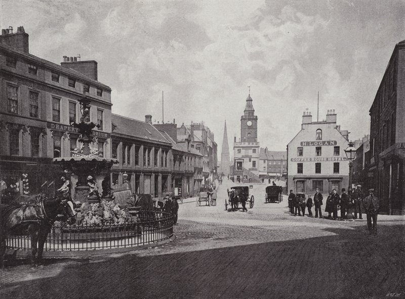 Dumfries, Hauptstraße von English Photographer