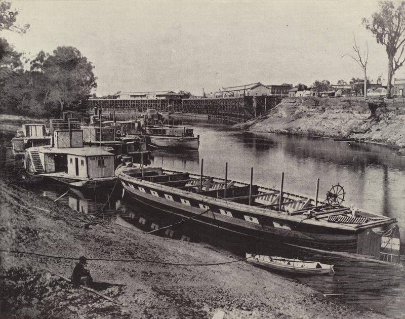 Echuca Wharf, River Murray von English Photographer