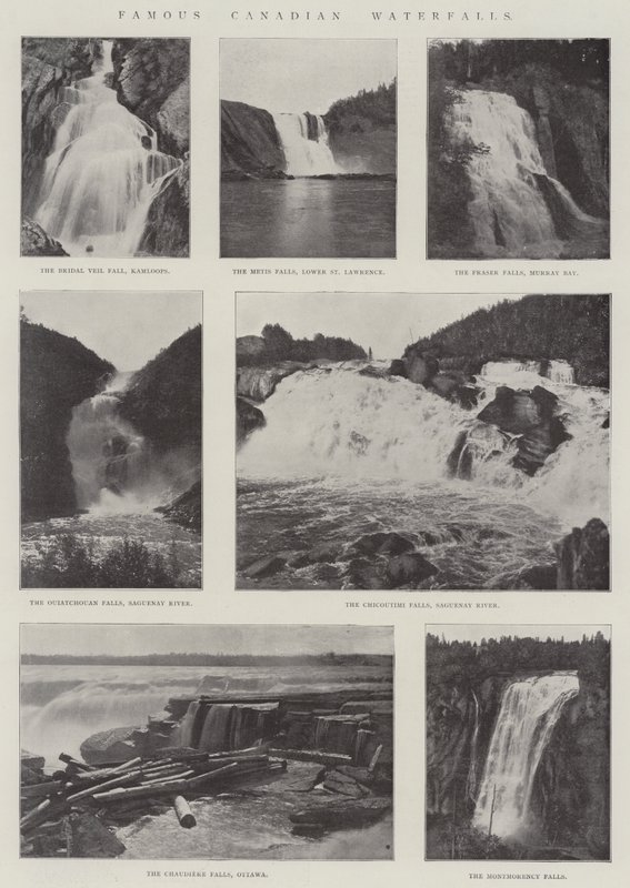 Berühmte kanadische Wasserfälle von English Photographer
