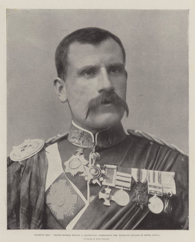 Fighting Mac, Generalmajor Hector A. Macdonald, Kommandeur der Highland Brigade in Südafrika von English Photographer