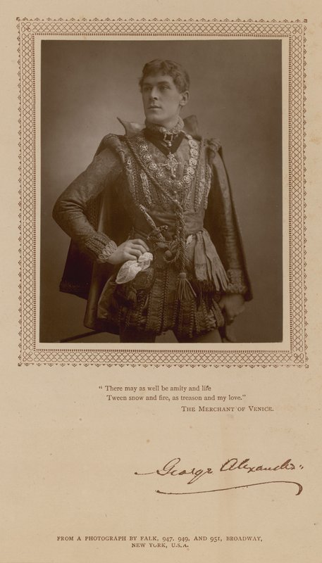 George Alexander, Schauspieler von English Photographer