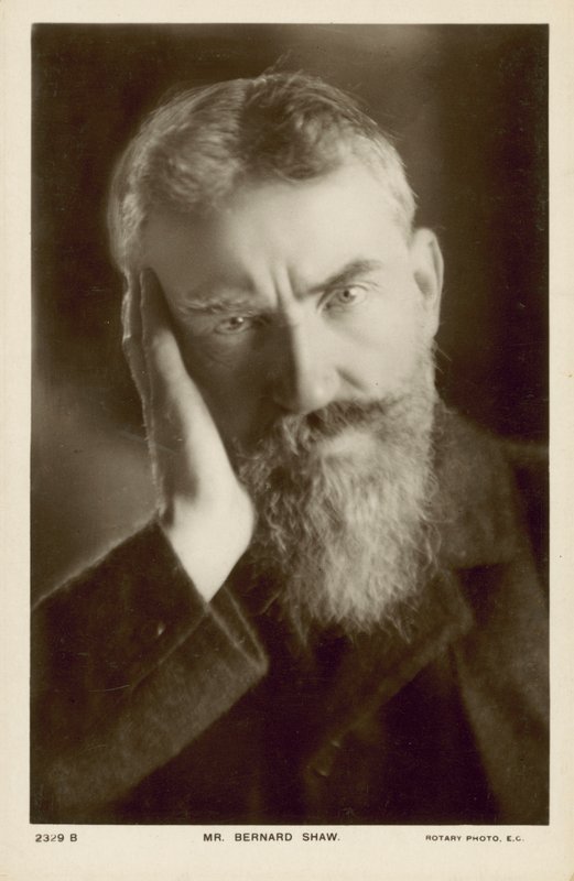 George Bernard Shaw, irischer Dramatiker von English Photographer