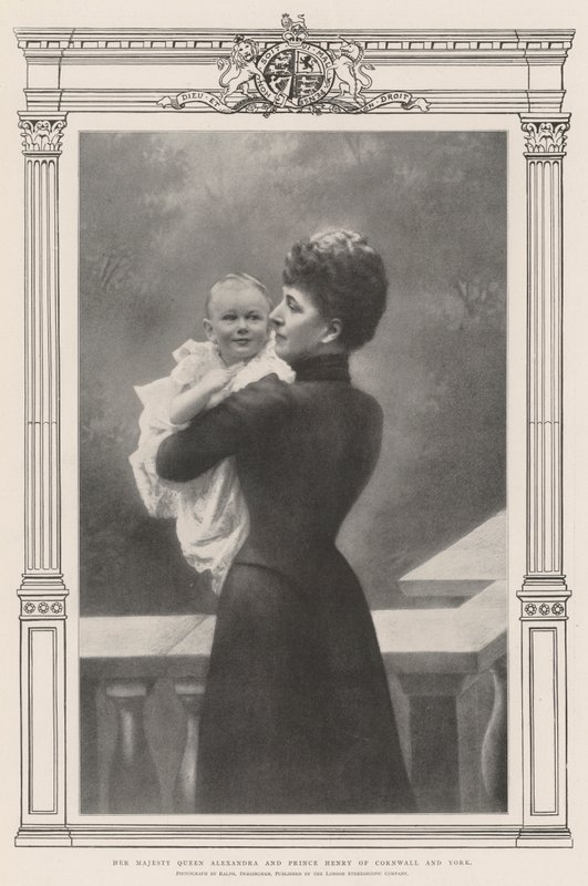 Ihre Majestät Königin Alexandra und Prinz Henry von Cornwall und York von English Photographer